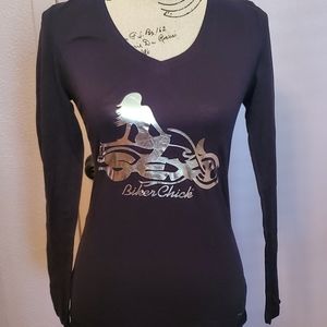 New Biker Chick long sleeve shirt